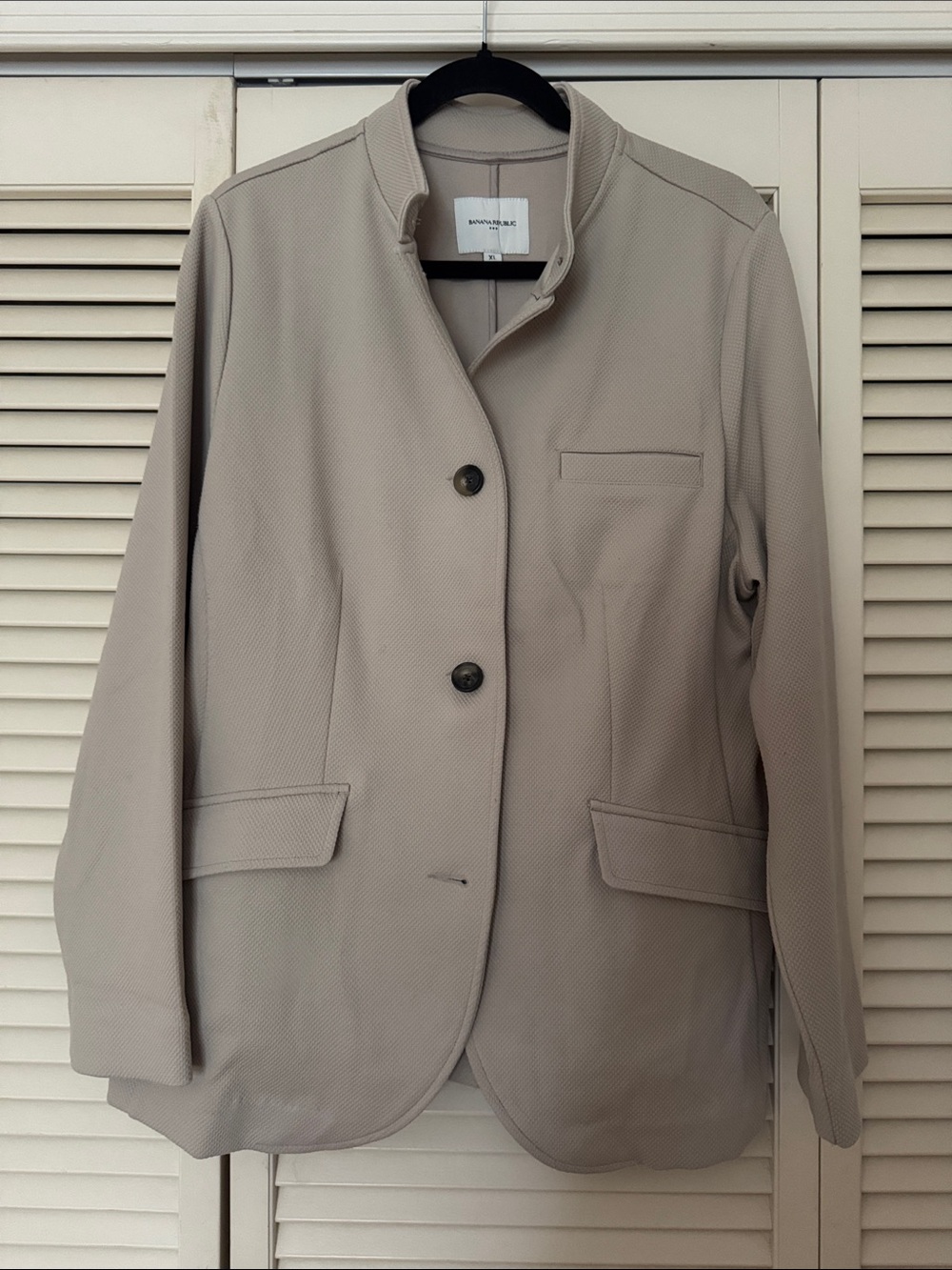 Knit blazer